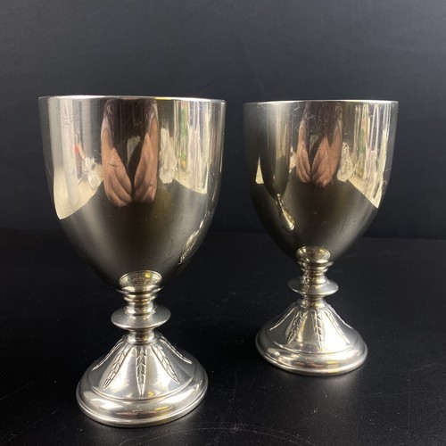 Vintage zinn kelche les - zinn,