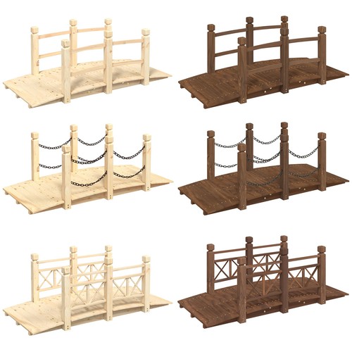Holzbrücke gartenbrücke - holzbrücke,