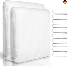 WISD Wintervlies für Pflanzen 30g/m² ? 2x5M Reißfestes Frostschutzvlies mit 10 U