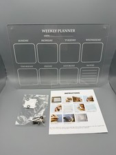 Operitacx – Wochenplan-Schreibtafel A4 Acryl Magnetisch Wandtafel