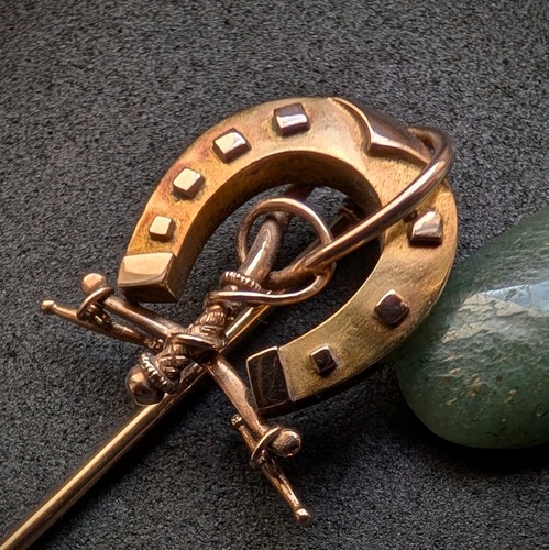 Hufeisen nadel pin - hufeisen, brosche