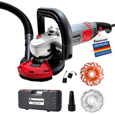 Betonschleifer Sanierungsfräse Winkelschleifer inkl. 2 x125mm Diamantschleiftopf