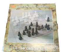 Vintage Glasschachspiel