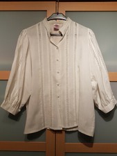 Trachten Bluse Dirndl 3/4 Arm