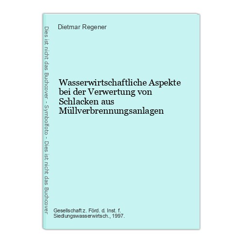 Wasserwirtschaftliche aspekte - wasserwirtschaftliche,