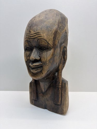 Afrikanische holzfigur büste - holzfigur,
