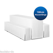 Hussen für Bierzeltgarnitur 180cm (kurz) 3TLG Festzeltgarnitur Biertischhusse