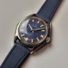 Used Eterna KONTIKI 20 blue dial jumbo size