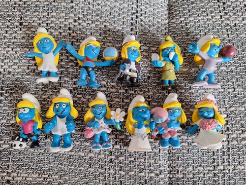 Stück schlumpfine figuren - stück,