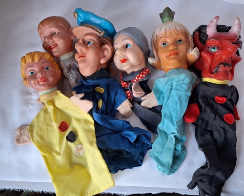 Vintage alte handpuppen - vintage,,