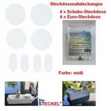 8 Stück weiße