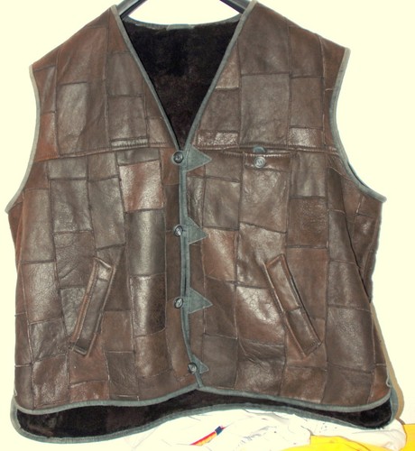 Herren weiche lammfellweste - herren,