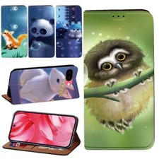 Bedruckte Leder Folio Ständer Abdeckung für Google Pixel 9/9 Pro/9 Pro XL/9A Handy