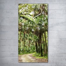 Wanduhr Glasuhr 30x60