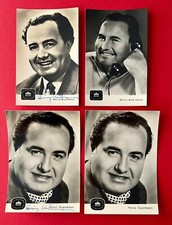 4 x DDR Schauspieler AK um