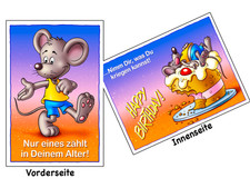 A4 Geburtstagskarte XXL