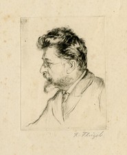 Original Print-Portrait of the