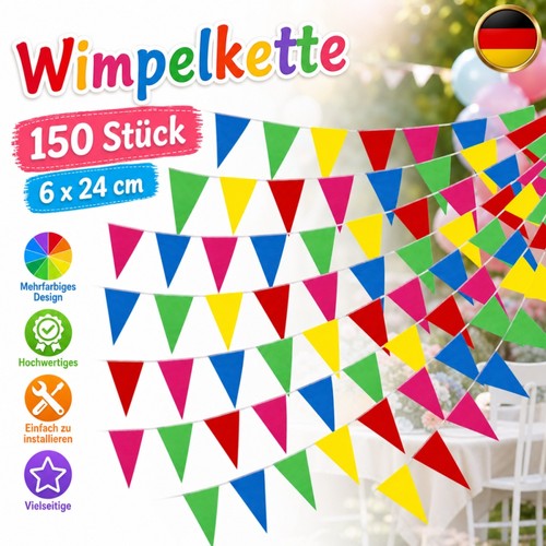 Xxl wimpelkette stoff meter - stoff,