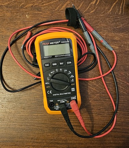 Peak meter pm8233d - peak, pm8233d+