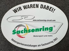 Sachsenring aufkleber 2001 - aufkleber,