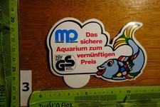 Alter Aufkleber Aquarium