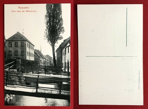 Rosswein 1910 blick - ak, um