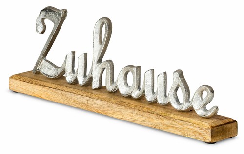 Schriftzug zuhause l40 5cm - schriftzug, l40,5cm