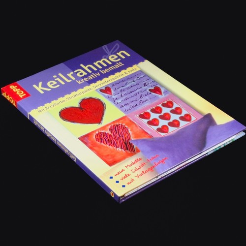 Keilrahmen kreativ bemalt