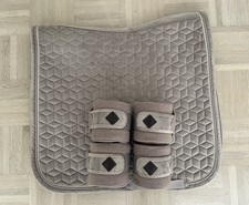 Schabracken Set Kentucky Velvet (Samt) mit Bandagen Velvet WB DR