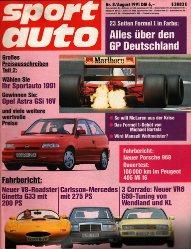 Zeitschrift sport auto von - sport, #8