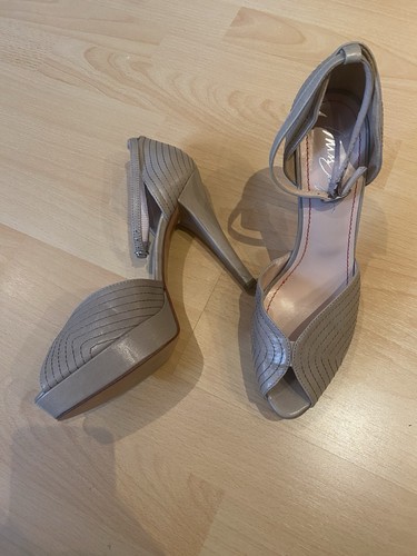 High heels gr42 beige - beige, peep