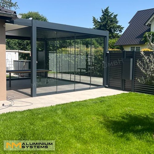 Glasschiebewand