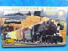 F07 Mehano H0 Komplettset US Baltimore & Ohio Dampflok + Güterwagen DC OVP TOP