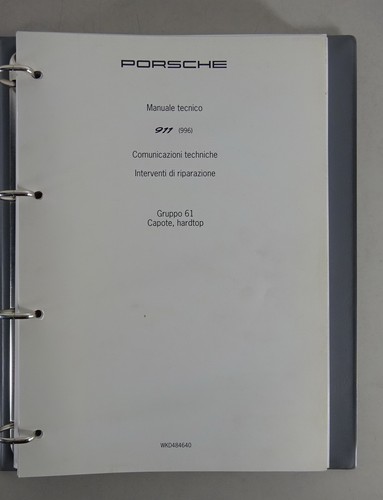 Manuale tecnico porsche - porsche, 911