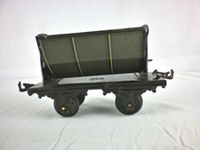 Bing Spur 1 Wagen Kipplore grün Blechspielzeug Eisenbahn ca. 1924-1933 cl171