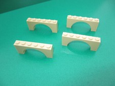 Lego 4x 3307 Bogenstein beige