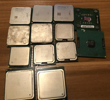 23 Stück  Ram Schrott 13 CPU Recycling Gold Silber  Bastler Sammer Schrott (W)