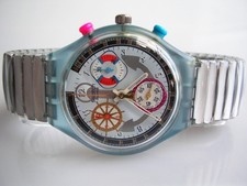 SWATCH CHRONO-FLEX POWER STEEL