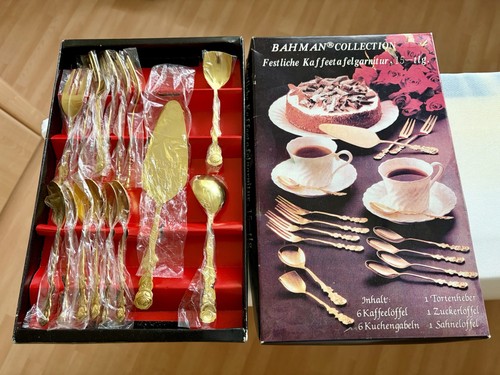 Kaffeebesteck tlg vergoldet - tlg,