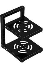 2 Ebenen Verstellbar Küche