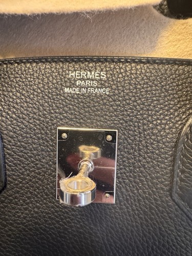 Hermès birkin togo - 35, schwarz