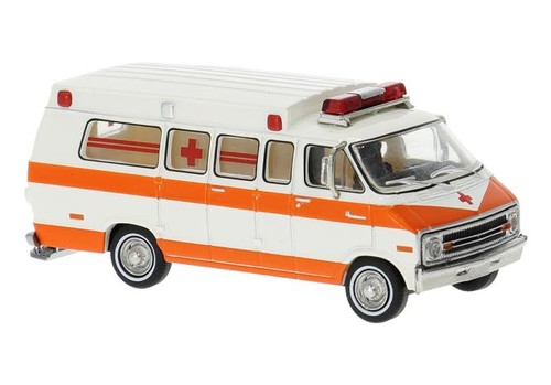 Brekina dodge ambulance 18300 - ambulance,