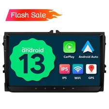 Doppel DIN Autoradio Android 13 GPS Navi WiFi CarPlay für VW GOLF 5 6 Passat EOS