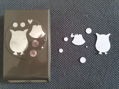 Stampin handstanze eule - stampin, up!