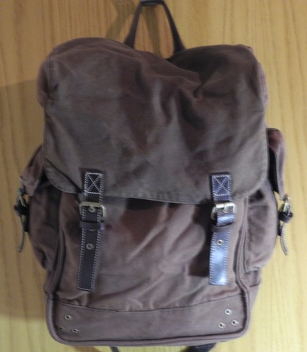 Vintage canvas wanderrucksack - canvas,