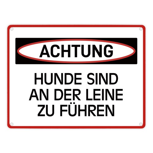 Hunde sind der leine zu - hunde,