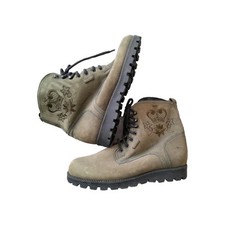 Aquadrillos Stiefel Trachtenschuh Gr. 34 Jägergrün