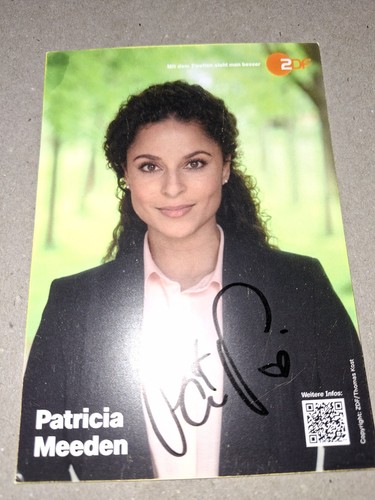 Autogrammkarte patricia meeden - autogrammkarte,