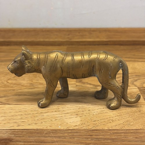 Schöne messing tiger figur - tiger,