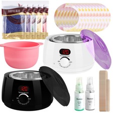 Salon Wachsgerät Set Wachswärmer Wachs Erhitzer+ Wachs Bohnen Haarentfernung Wax